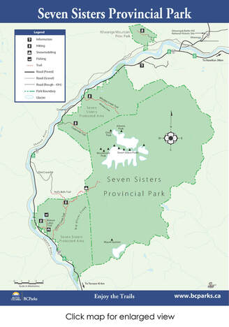 seven sisters park trails map